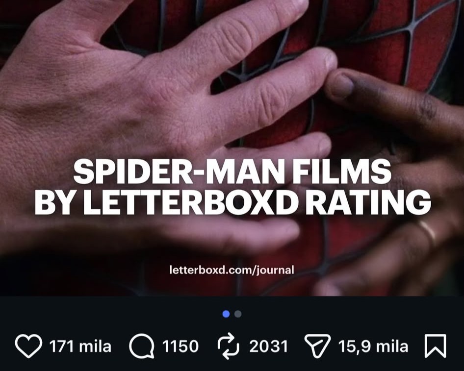 classifica film spider-man